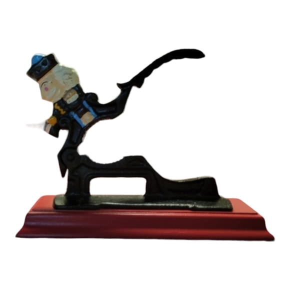 Vtg Nutcracker Revolutionary War Soldier Cast Iron Nut Cracker - Picture 2 of 8